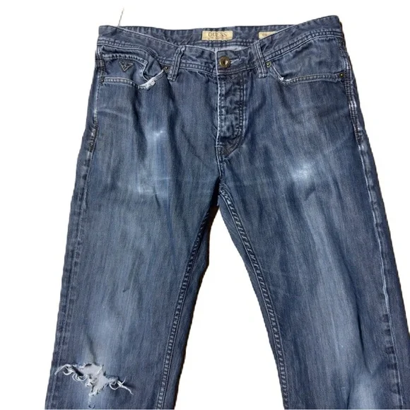 Guess Rebel•Regular Straight Men’s Jeans Size 33x32 - Picture 2 of 6
